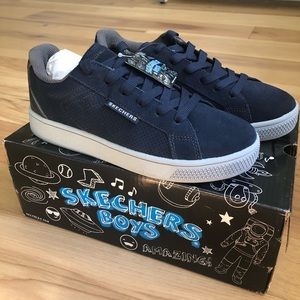Boys Skechers Navy Blue Metro-Wave (sz.4)